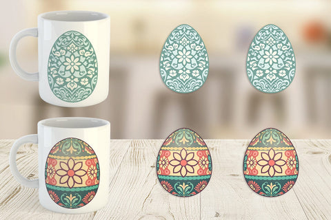 Mug Wrap Easter Egg Sublimation artnoy 