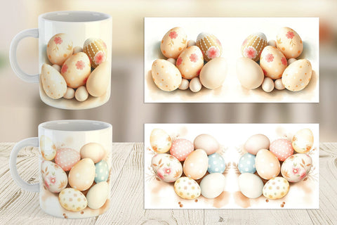 Mug Wrap Easter Eggs Sublimation artnoy 