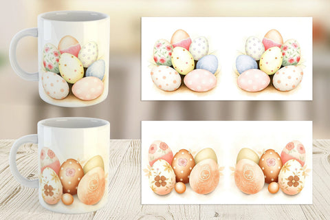 Mug Wrap Easter Eggs Sublimation artnoy 