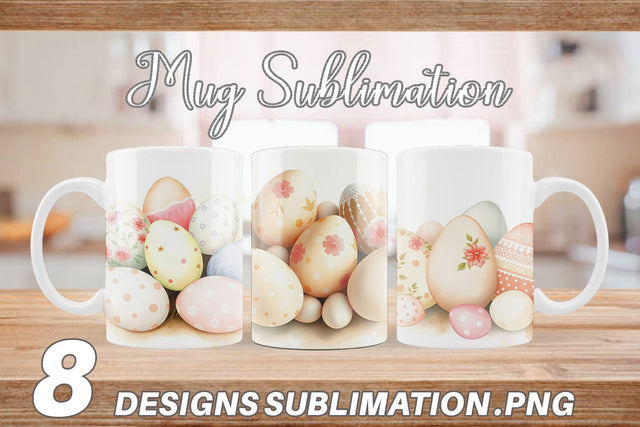 Mug Wrap Easter Eggs Sublimation artnoy 