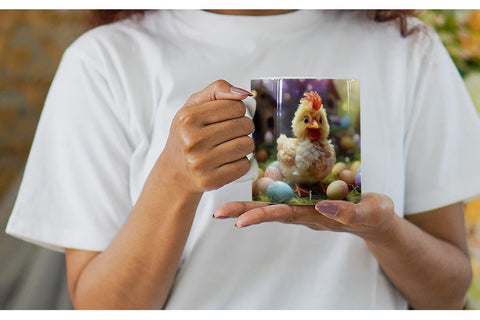 Mug Wrap Easter Mother Chicken Sublimation artnoy 