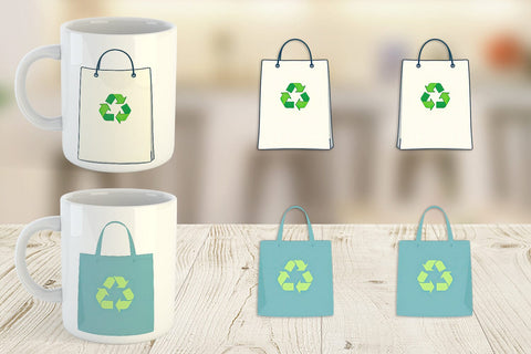 Mug Wrap Eco Bag Sublimation artnoy 