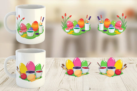 Mug Wrap Egg Dye Kit Sublimation artnoy 