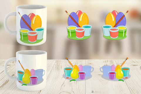 Mug Wrap Egg Dye Kit Sublimation artnoy 