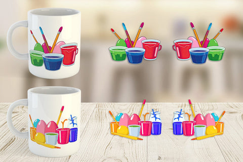 Mug Wrap Egg Dye Kit Sublimation artnoy 