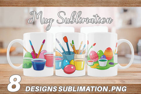 Mug Wrap Egg Dye Kit Sublimation artnoy 
