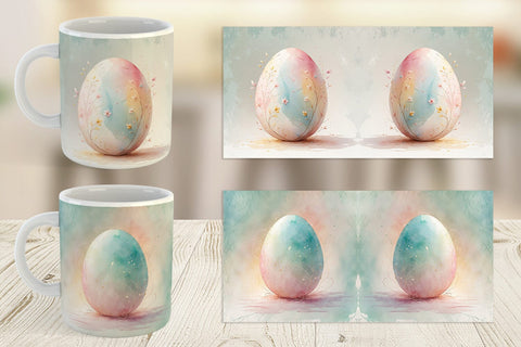 Mug Wrap Eggs Easter Sublimation artnoy 