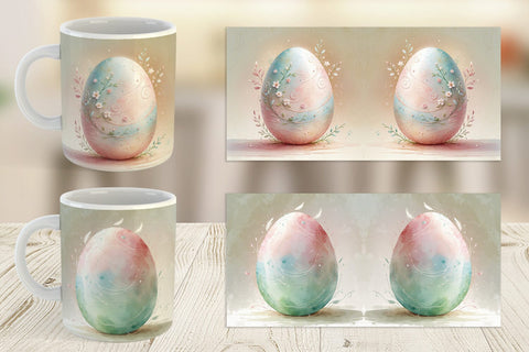 Mug Wrap Eggs Easter Sublimation artnoy 