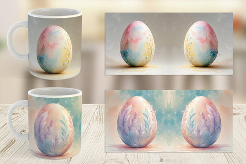 Mug Wrap Eggs Easter Sublimation artnoy 