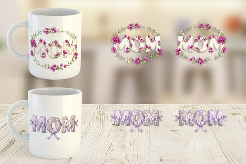 Mug Wrap Elegant Lemon MOM Mediterranean Sublimation artnoy 
