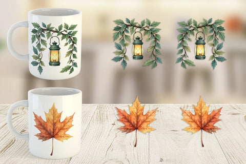 Mug Wrap Enchanted Autumn Forest Sublimation artnoy 