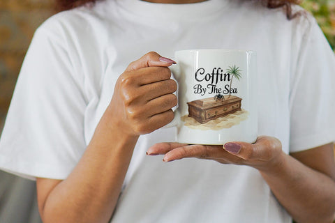 Mug Wrap Eternally Lazy Goth Summer Quote Sublimation artnoy 