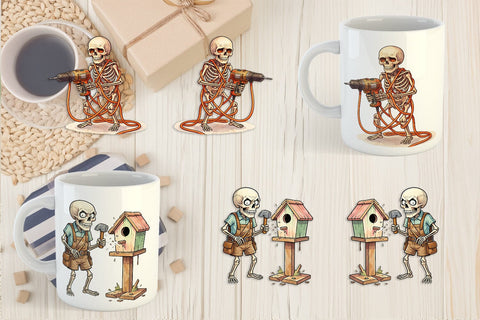 Mug Wrap Failed DIY Dad Bone Watercolor Sublimation artnoy 