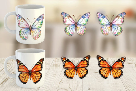 Mug Wrap Fairy Butterfly Sublimation artnoy 