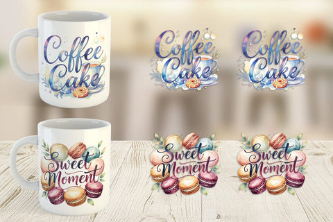 Mug Wrap Fall Bakery & Coffee Quotes Sublimation artnoy 