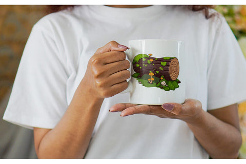 Mug Wrap Fallen Log Sublimation artnoy 