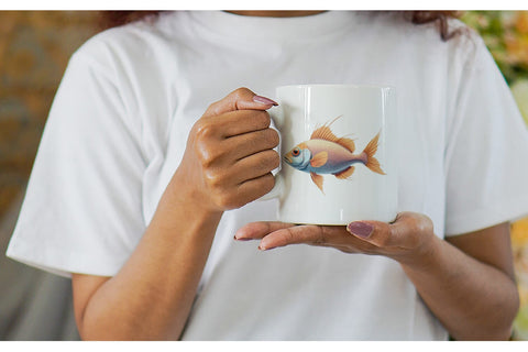 Mug Wrap Fantasy Sea Creatures Sublimation artnoy 