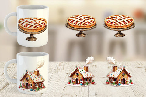 Mug Wrap Farmhouse Kitchen Sublimation artnoy 