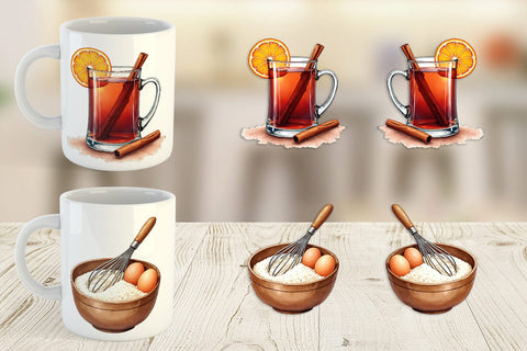 Mug Wrap Farmhouse Kitchen Sublimation artnoy 