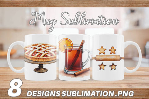 Mug Wrap Farmhouse Kitchen Sublimation artnoy 
