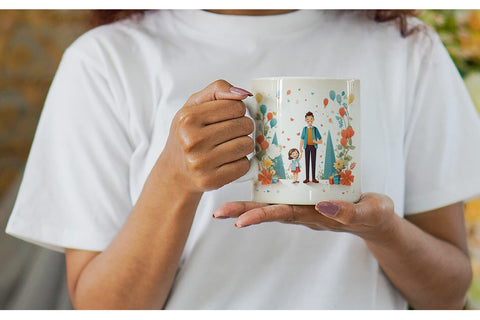 Mug Wrap Father's Day Art Sublimation artnoy 