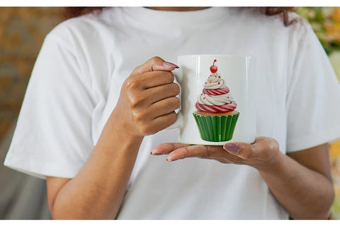 Mug Wrap Festive Cupcake Sublimation artnoy 