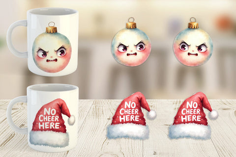 Mug Wrap Festive Rage Sublimation artnoy 