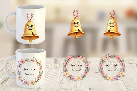 Mug Wrap Festive Rage Sublimation artnoy 