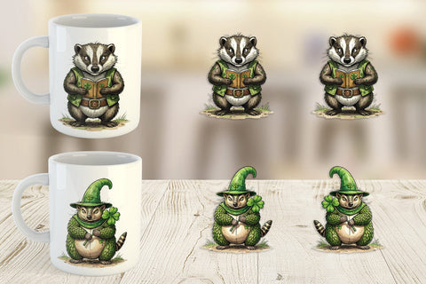 Mug Wrap Festive St Paddys Fauna Sublimation artnoy 