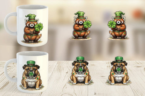 Mug Wrap Festive St Paddys Fauna Sublimation artnoy 