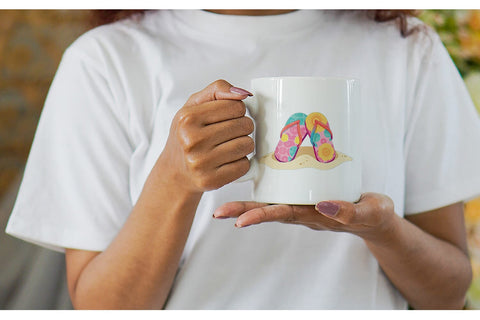 Mug Wrap Flip-Flops Sublimation artnoy 