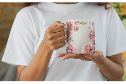 Mug Wrap Floral Elegance Sublimation artnoy 