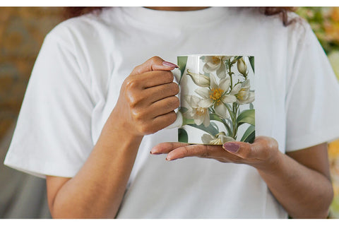 Mug Wrap Flower Pattern Sublimation artnoy 