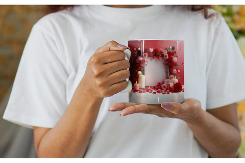 Mug Wrap Frame Valentine Sublimation artnoy 
