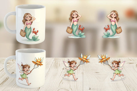 Mug Wrap Frazzled Magic Mom Chaos Sublimation artnoy 