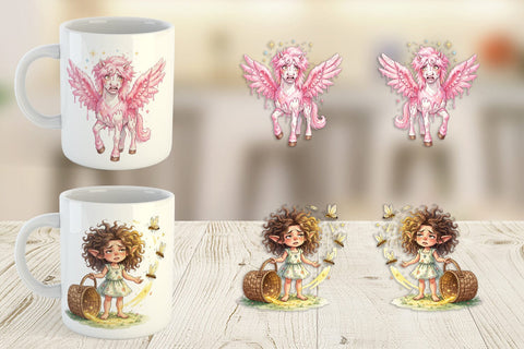 Mug Wrap Frazzled Magic Mom Chaos Sublimation artnoy 