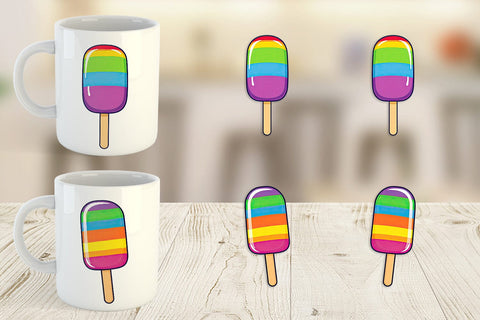 Mug Wrap Frozen Treat Sublimation artnoy 