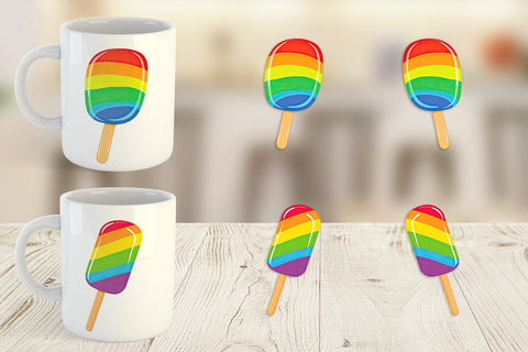 Mug Wrap Frozen Treat Sublimation artnoy 
