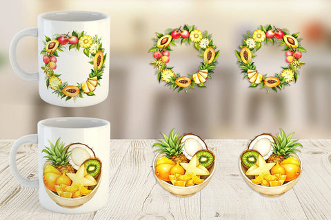 Mug Wrap Fruit Fiesta Sublimation artnoy 