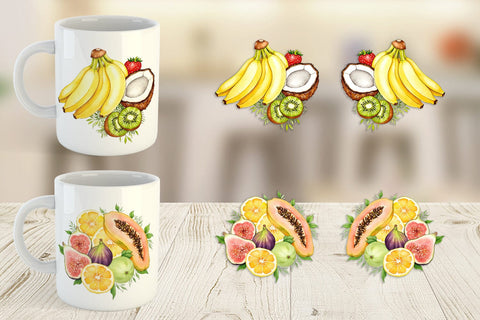 Mug Wrap Fruit Fiesta Sublimation artnoy 