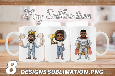 Mug Wrap Funny Black Excellence Sublimation artnoy 