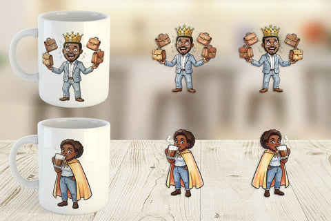 Mug Wrap Funny Black Excellence Sublimation artnoy 