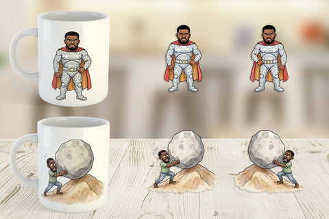Mug Wrap Funny Black Excellence Sublimation artnoy 