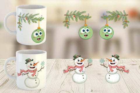 Mug Wrap Funny Christmas Sublimation artnoy 