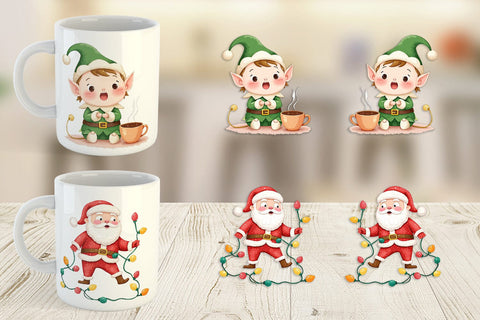 Mug Wrap Funny Christmas Sublimation artnoy 