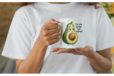 Mug Wrap Funny Food Puns Valentine Sarcastic Love Bites Watercolor Sublimation artnoy 