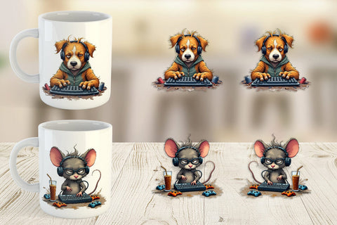 Mug Wrap Gamer Critters Sublimation artnoy 