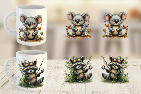 Mug Wrap Garden Grumps Sublimation artnoy 