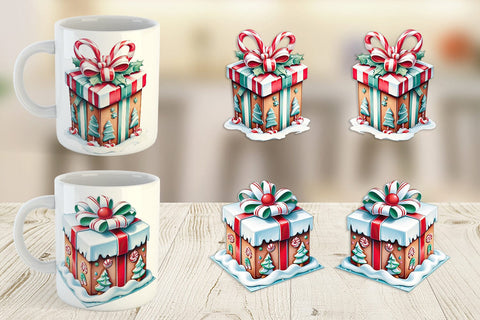 Mug Wrap Gift Box Sublimation artnoy 