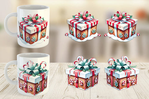 Mug Wrap Gift Box Sublimation artnoy 